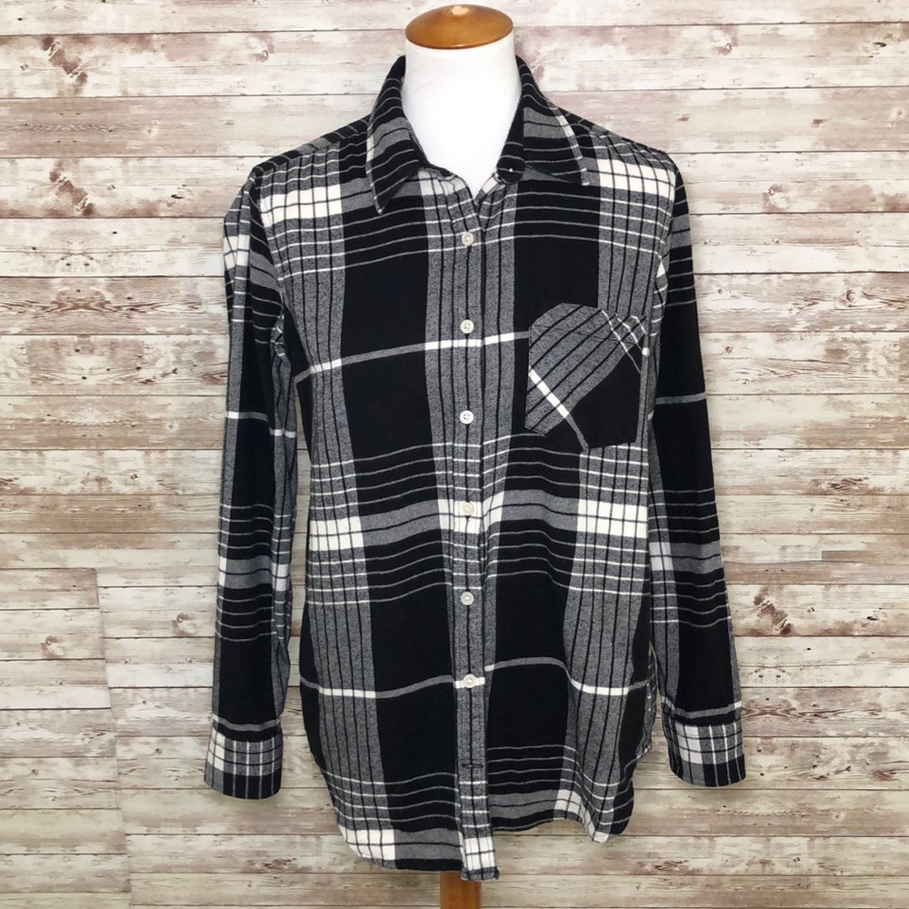 Banana Republic 100% Cotton Plaid Button Down